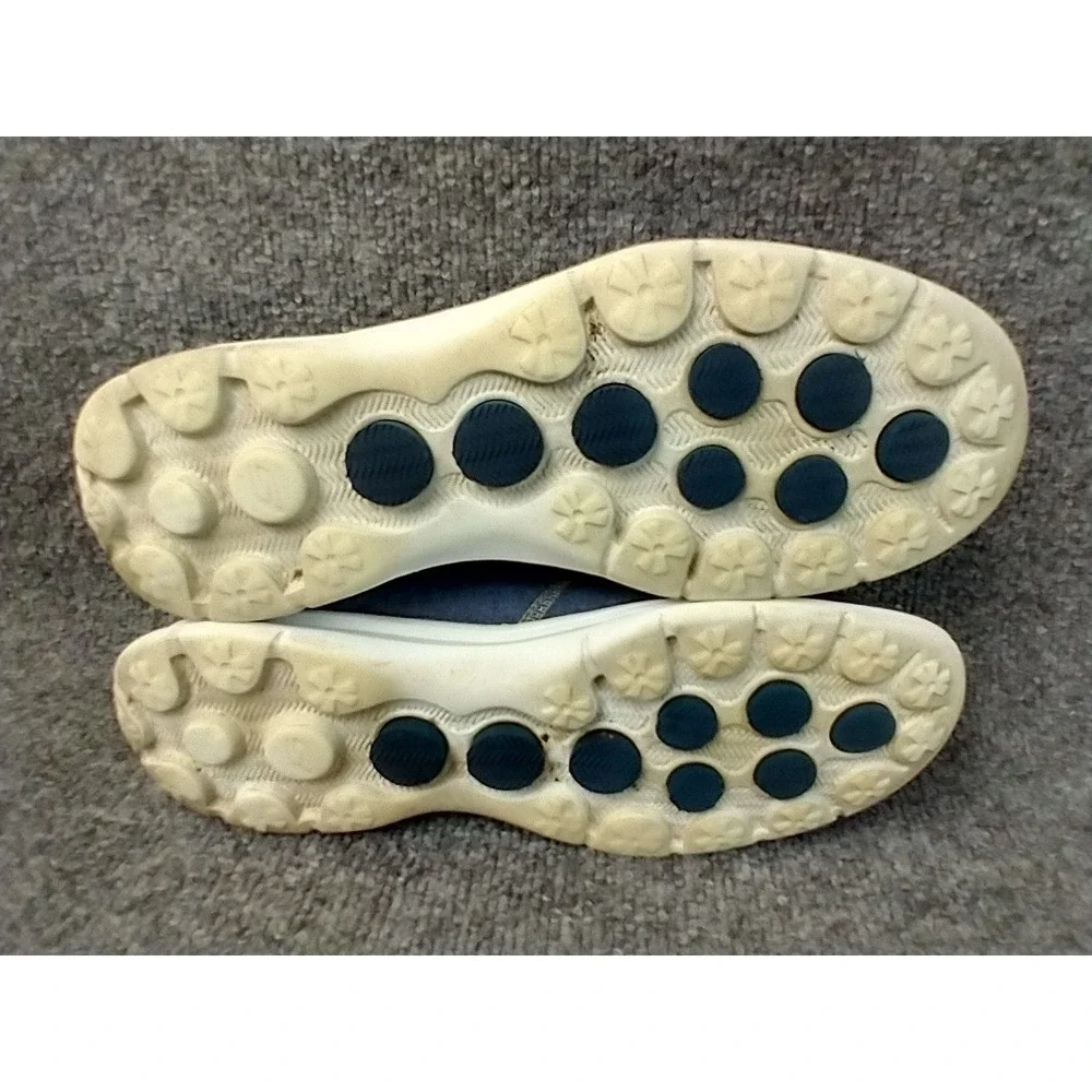 Skechers Go Step Navy Blue Boat Shoes Goga Max‎ Loafers 14428 Womens 11